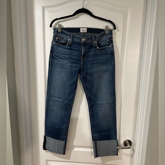 Hudson Tally Deep Cuff Crop Skinny, Size 29. - Picture 2 of 5